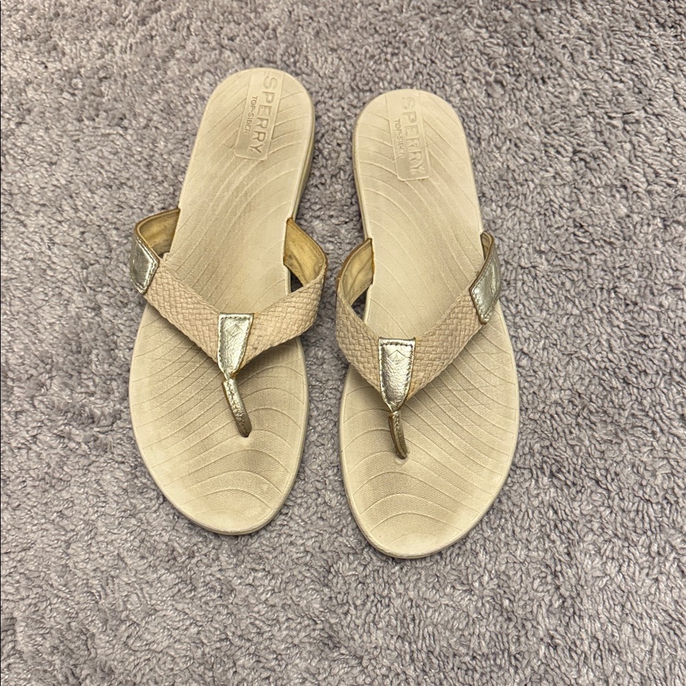 Sperry Women's Metallic Gold Sandals